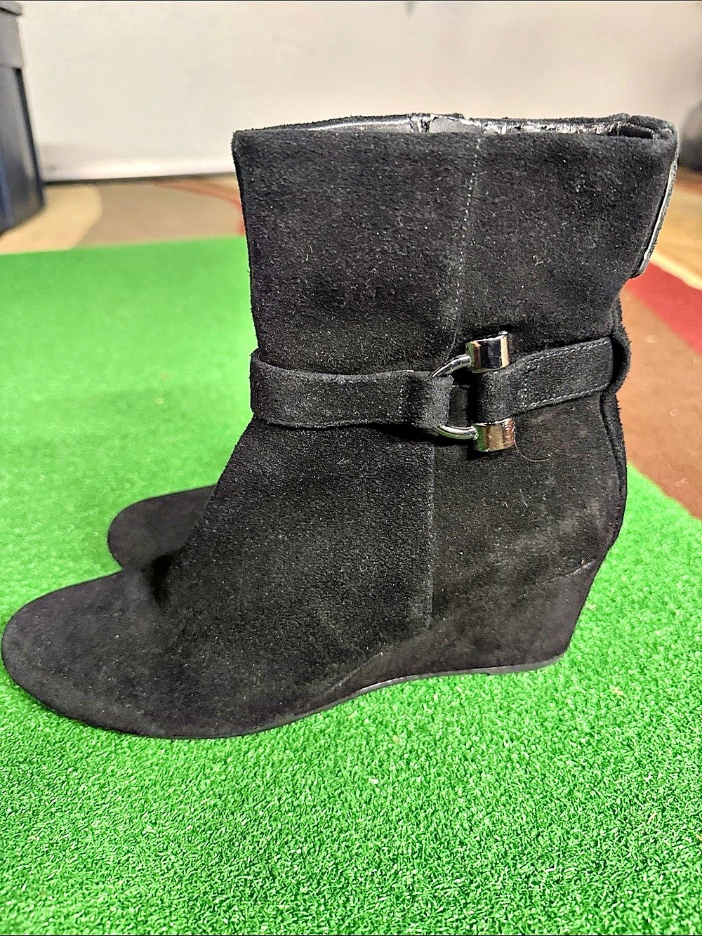 Bandolino Black Wedge Boots US 7.5